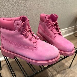 Pink girls  Timberland Boots size 2